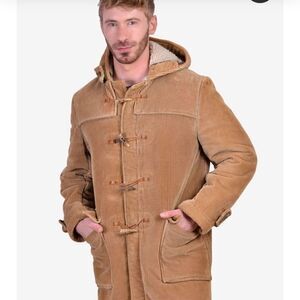 Sale English Duffle Corduroy men's Coat by Gloverall size 42